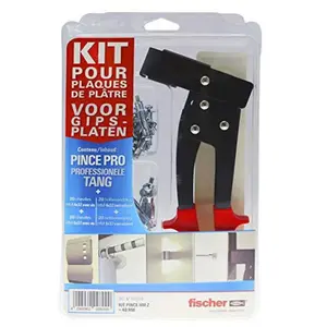 Comparateur de prix : Kit FISCHER pince + 40 chevilles HM pour corps creux 4- 5 mm