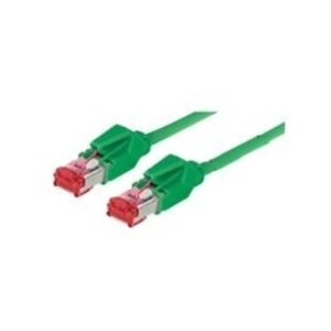 Fröhlich + Walter Tecline 71830G Câble Patch cat6a Ethernet S/FTP PiMF EIA/TIA Classe EA Vert 30 m