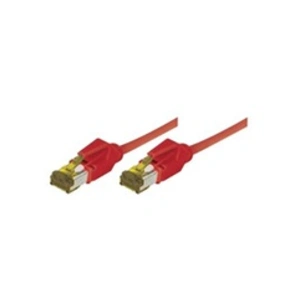 TECLINE Cordon RJ45 sur câble catégorie 7 S/FTP LSOH snagless rouge - 2 m pas cher