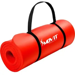 Comparateur de prix : MOVIT Tapis de gymnastique 190cm x 60cm x 1,5cm, rouge