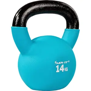 Kettlebell en néoprène 2   24 kg 14 KG MOVIT pas cher
