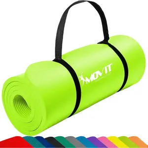 Comparateur de prix : Tapis gymnastique 183 x 60 x 1.0 cm / Vert citron MOVIT