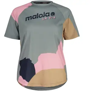 Maloja MontvalezanM. Multi 1/2 - Maillot VTT femme Sage Multi S pas cher