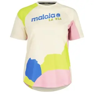 Maloja Femme MontvalezanM. T-Shirt, Shaded White Multi, S pas cher