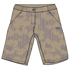 Maloja AnemonaM. Printed - Short VTT femme Gravel Stripeflower XS pas cher