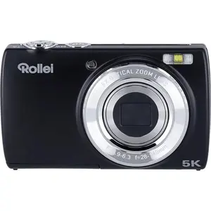Appareil Photo Numérique Rollei Powerflex Compact, Appareil Photo 64MP 5K avec Double Caméra Zoom Numérique 5X AutoFocus Digital Camera avec Écran Tactile Noir, Appareil-... pas cher