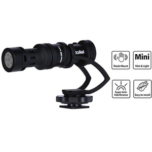 Rollei Hear: Me Mini - microphone compact pour smartphones - microphone caméra léger - microphone vidéo sans pas cher