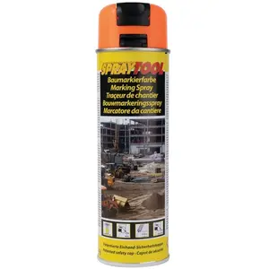 Motip - traceur spray 500ml orang fluo pas cher