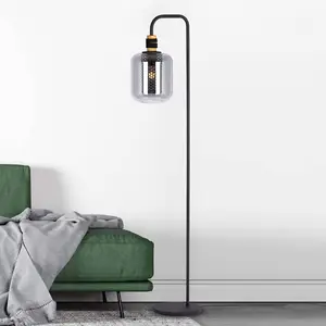 GLOBO NOWA Lampe sur pied Ando avec abat-jour en verre pas cher