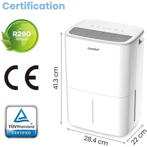 COMFEE' Déshumidificateur Compacte,Absorbe jusqu'à 10Ljour,Aqua Dry 10 pas cher