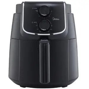 Comparateur de prix : Midea Air Fryer 4L, Friteuse à air Chaud 90% Moins Grasse 1500W, Technologie d'air rapide à 360°, Minuterie 60min, Contrôle de température 200 , Fonction d'arrêt Automatique,Airfryer Noir, MF-TN40D2