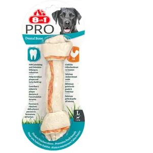 Comparateur de prix : Friandise naturelle pour chien 8in1 os dental delight L grand chien