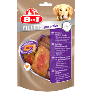Comparateur de prix : 80g Fillets Pro Active S 8in1 pour chien - Friandises pour chien