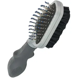 Comparateur de prix : Brosse double FURminator L 21 x l 6,5 x H 4 cm - pour chien