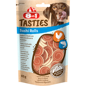Comparateur de prix : 8in1 Tasties Sushi rolls 85G