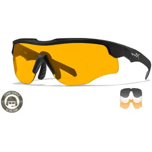 Wiley X Lunettes Rogue Comm fumé/incolore/orange  mat - Noir pas cher