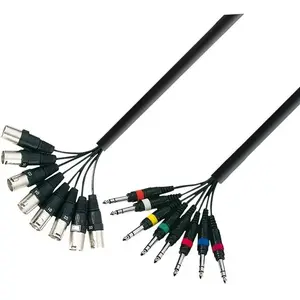 Adam Hall K3 L8 MV 0300 3 m Câble multiconducteurVendu pardarty