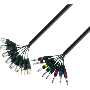 ah Cables Adam Hall K3 L8 MV 0500 5 m Câble multiconducteurVendu pardarty