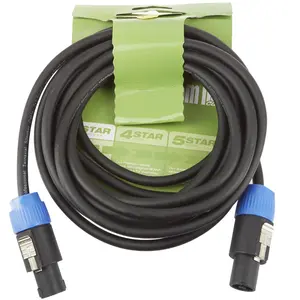 Comparateur de prix : Adam Hall Câble SPEAKON A SPEAKON 2x2,5mm 5mts