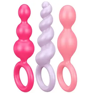 Kit 3 Plugs Anal Satisfyer Booty Call Colored