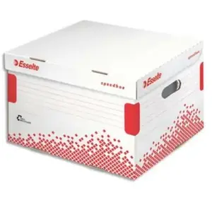 Esselte Conteneur d'archives à couvercle SPEEDBOX, Taille: L pas cher