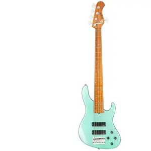 Sadowsky MetroExpress 24-5 Modern Roasted Maple Solid Sage Green Metal...