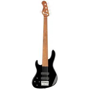 Sadowsky MetroExpress 24-5 Modern Roasted Maple Solid Black High Polis...Vendu parbax-music