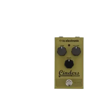 Comparateur de prix : TC Electronic Cinders Overdrive Distortion - fuzz - overdrive...