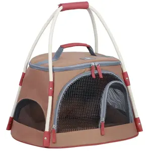 Sac de transport pour chien Nobby Pet Enoshima Marron 46x40x29 cm 6399... pas cher
