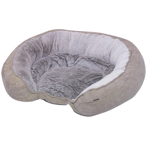 Comparateur de prix : Lit confort ovale classic pour chien Nobby Pet Napo Marron 97x76x21 cm...