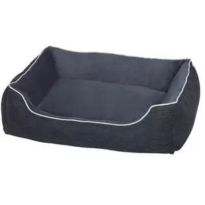Comparateur de prix : Panier confort classique pour chien Nobby Pet Purus Gris 120x85x30 cm ...