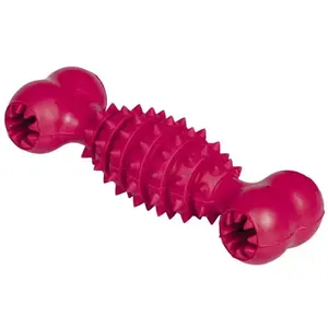 Nobby Os en Caoutchouc, 17.5 cm, Rouge pas cher