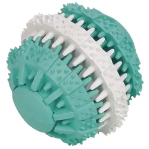 Balle en caoutchouc pour chien Nobby Pet Dental Line Turquoise 6 cm 60...