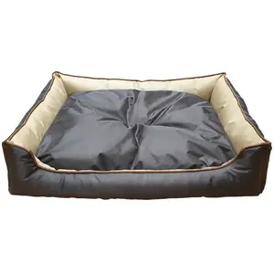 Comparateur de prix : Lit confort carré classic pour chien Nobby Pet Reno Gris 130x100x20 cm...