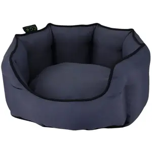 Comparateur de prix : Lit confort ovale pour chien Nobby Pet Eco Esat Gris 65x57x22 cm 61844