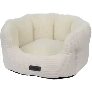 Nobby 61738 Lit Ovale Kamba Beige 65 x 57 x 22 cm pas cher
