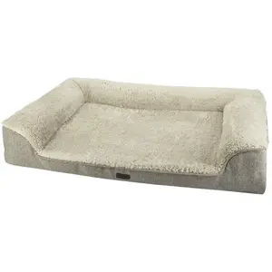 Comparateur de prix : Lit pour chien confort Nobby Pet Orthopedic Calbu Beige 120x80x20 cm 6...