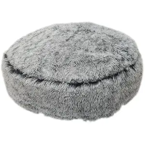 Comparateur de prix : Coussin pour chien confort rond classic Nobby Pet Ares Gris 110x20 cm ...
