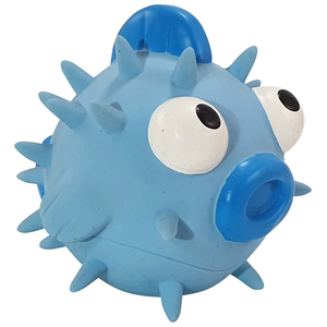 Jouets pour chien poisson globe en latex Nobby Pet Bleu 11 cm 62576