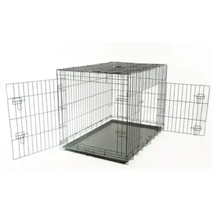 Cage de transport pour chien pliable Nobby Pet Noir 78x55x62 cm 62312 pas cher