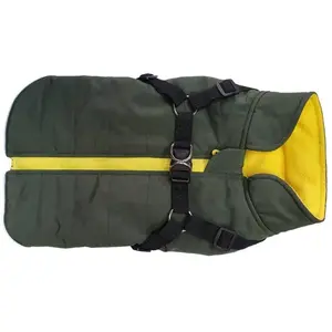 Comparateur de prix : NOBBY Manteau pour Chien SOBAK 2 en 1 Olive Jaune 20 cm