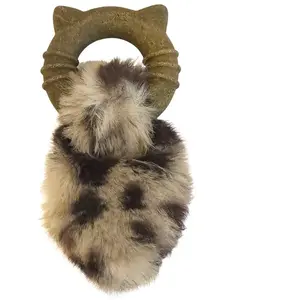 Jouet peluche pour chat Nobby Pet Spielzeug -ring Gris 11 cm 53206 pas cher