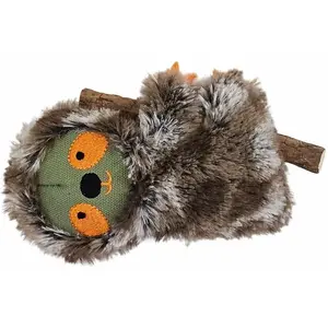 Jouet peluche pour chat avec bâton et herbe Nobby Pet Marron 13 cm 530... pas cher
