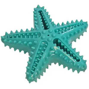 Jouet étoile de mer pour chien en TPR Nobby Pet Dental Line Turquoise ... pas cher