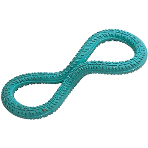 Comparateur de prix : Jouet en caoutchouc pour chien Nobby Pet Tugger Eight Bleu 28 cm 53113