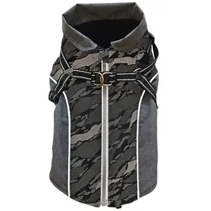 Manteau pour chien 2 en 1 Nobby Pet Reku Gris 65 cm 52975 pas cher