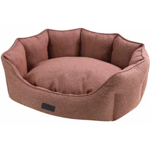 Panier pour chien oval Nobby Pet Anda Rouge 65x57x22 cm 52688 pas cher