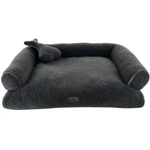 Comparateur de prix : Coussin pour chien Nobby Pet Jella Gris 90x67x20 cm 52744