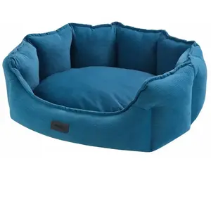 Comparateur de prix : Panier pour chien oval Nobby Pet Cordo Bleu 65x57x22 cm 52708