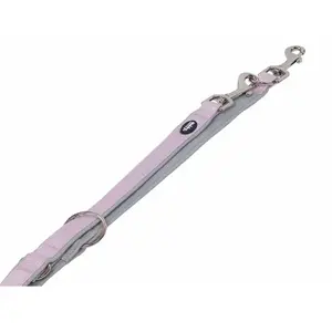Laisse pour chien nylon Nobby Pet Classic Preno Rose 200 cm x 15x20 mm... pas cher